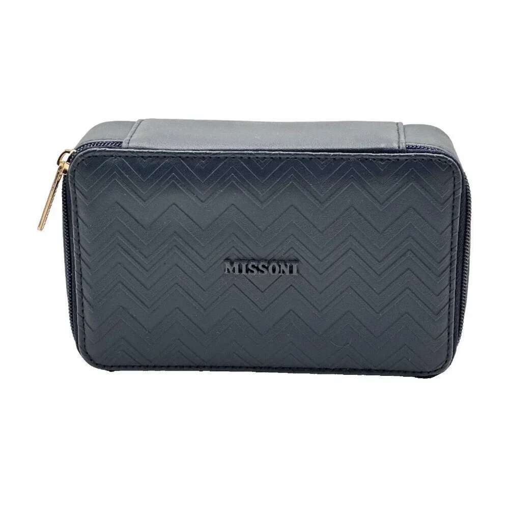 Brand New Missoni Exclusively for Delta First Class Navy Blue Amenity Kit, EMPTY